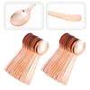 Disposable Flatware Dessert Spoon Kitchen Supply Ice Cream Spoons Rose Gold Plastic Cake Party Food Tableware Dishes