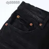 Herren-Designerhose, lila Jeans, Modemarke, High Street, Anti-Aging, Basic, Kuh, Schwarz, Slim-Fit, lässige Herrenhose