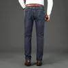 Busin Herren Jeans Casual Straight Stretch Fi Classic Blue Work Denim Hose Männlich WTHINLEE Markenkleidung Größe 28-40 d6gu #