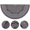 Badmatten Halfrond vloerkleed Waterdichte antislipmat Wasbare vloerkleden Boheemse halfronde deurmat Binnen Buiten Mandala-stijl Badkamer