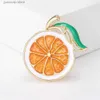 Pins Broches Broches de citron en émail à la mode pour femmes hommes beauté Fruits fête vêtements quotidiens accessoires de robe broche causale broches cadeaux Y240329