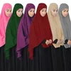 Ethnische Kleidung, großer Khimar-Hijab, muslimische Frauen, einteiliger Amira-Überkopfschal, Gebets-Niqab-Burka, islamischer Abaya, Eid-Ramadan-Kopfschmuck