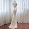 Elegante LG Prom Evening Guest Party Sereia Trailing Dres para Mulheres 2022 Verão Satin Sexy Strapl Slim Cocktail Dr g8ep #