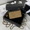 Top Designer Bags Luxury Leather Women's Bag Classic 23C Metal Mini Shoulder Crossbody Vintage Fat Collector Collection Brand colour blocking Gold coin