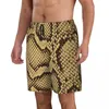 Mäns shorts Summer Board Men Fashion Serpentine Print Sports Fitness Luxury Beach Short Pant Y2K Retro Fast Dry Swim Trunks Plus Size