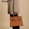 Bag Leather Bk Designer Handbag Togo Calfskin Manual Honey Wax Thread Women's Litchi Pattern Lock Portable