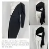 Abiti da donna Blazer da donna Lungo nero Asimmetria Fasciatura Blazer e giacche Moda Abiti irregolari Cappotti 2024 Abbina tutti