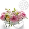Vases support acrylique élégant vase de fleur rond pour la décoration de pièce maîtresse de fête de mariage transparent hydroponique à manger