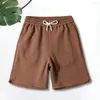 Women's Shorts Ergonomic Design Men Straight Stylish Elastic Waist Drawstring For Women Loose Fit Summer