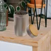 Bottiglie di stoccaggio 4 pezzi bustine di tè regalo in metallo vaso organizzatore vaso piccoli contenitori da cucina contenitore barattoli ermetici cibo Miss