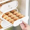 El almacenamiento embotella el cajón plástico de la caja de huevos del envase para verduras para verduras para el refrigerador