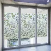 Fensterfolien, mattierte Buntglasfolien, individuelle Privatsphäre, statische Haftung für Badezimmertür-Aufkleber, Zitronen-Obstbaum-Blume