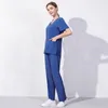 dentist Operating Room Suit Thin Hand Wing Clothes Spring and Summer Elastic Quick-drying Medical Work Clothes L4UP#
