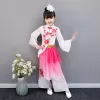 ملابس يانغكو للرقص للبنات للأطفال الصينيين الصينيين الأزياء الوراثية هانفو المظلة المظلة الرقص ملابس ارتداء t6od#