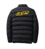 CCM automne et hiver hommes chaud coupe-vent imperméable col debout vestes rembourrées Fi impression manteaux hommes j3g8 #