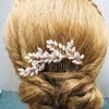 Hochzeits Perlenhaarkamm, Seitenkamm, Braut -Strass -Haarnadeln, Haarschmuck, Braut und Brautjungfer Hochzeitshaar Akquireien U4LR#