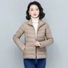 Vinterkvinnor Parkas Loose LG Glossy Down Cott Jackets 2024 Ny kvinnlig Cott Padded Parka Outwear Overcoat Ladies O6QE#