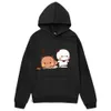 Panda Bär Grafik Hoodies Carto Bubu und Dudu Sweatshirt Mädchen Kawaii Druck Pullover Frauen Casual Plus Größe Streetwear H3gz #