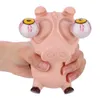 Dessin animé Animal Squishy Eye Popping Squeeze jouet jeu sensoriel Anti-Stress Fidget jouets saute les yeux poupée soulagement du Stress ventilation plaisanterie jouets