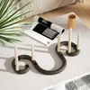 Candle Holders Nicole Nordic Candlestick Mould Romantic Concrete Cement Stick Holder Silicone Molds For Home