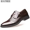 Scarpe eleganti da uomo eleganti in pelle verniciata per Coiffeur Wedding Formal Chaussure Homme Buty Meskie