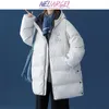 Dames Dons NELLARGEL Dames Brief Lange Winterjassen 2024 Vrouwelijke Casual Dikke Losse Bubble Jas Meisje Koreaanse Streetwear Zwarte Parka's