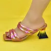 Arrival Wedding Shoes for Women Bride Fashion African Ladies and Sandals Size 43 240329