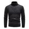 high Quality Men Winter Thicker Warm Stand-up Collar Cardigans Sweaters Men Pullover Sweaters Slim FIit Casual Turtlenecks 3XL K7ex#