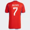 24/25Chile Soccer Jerseys Alexis Vidal Kids Kit 2025 National Team Football Shirt Home Red Away White Full Set Camiseta 2024 Copa America Zamorano Isla Ch.