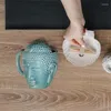 Muggar Buddha Coffee Mug Head Cup Zen Home Offices Decoration and Good Luck Water 450 Ml Creative