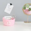 Baskets Cartoon Cotton Rope Storage Box Woven Basket Desktop Debris Key Cotton Thread Small Flower Storage Box