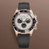 Lao Jia Tong's Six Needle Three Eye Mechanical Classic Steel Belt Tape Multifunktionell Panda Di Watch