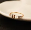 D-Letter Pearl Ring Europe et américain Nouveau anneau de marque Gold Gold 18k Femme Femmes Retro Ring Wedding Party High End Ring Jewelry Valentine's Day's Day Gifts Spc