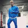 Sudaderas con capucha para hombre Sudaderas 2020 deportes para hombre deportes nuevos casual para hombre color sólido entrenamiento suelto transpirable top manga larga doble capa suéter sin capucha 24328