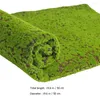 Fleurs décoratives Simulé mur vert fausse mousse pelouse artificielle mini jardin faux barf coton micro-paysage scène aménagement paysager