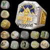 Conjunto de anel de campeonato mundial de basquete de luxo designer 14k ouro nuggets equipe jokic campeões anéis para homens mulheres estrela diamante esporte jóias