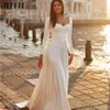 Jeheth Abiti da sposa in raso per la sposa con maniche Lg Semplici abiti da sposa sexy Sweetheart A Line Butt Robe De Mariee 88m1 #