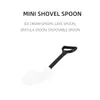 Backwerkzeuge 100pcs Plastik Einweg eindimensionierbar Mini Shovel Löffel Topf Kuchen Ice Cream Garden Party