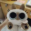 Fyllda plyschdjur Siamese Cat Bean Pure Soft Plush Doll Pendant Cotton Anime Pillow Kawaii Fyllt Plush Childrens Söt leksak födelsedagspresent240327