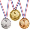 Nya vinnare medaljer Barn Plastguld Sier Bronze Medal Prize Award för souvenir Gift Outdoor Sport Kids Toys