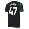 23 24 Maglie da calcio Haaland de Bruyne Phillips Mans Cities Grealish Ferran Mahrez Foden Bernardo Joao Cancelo Z Rodrigo Shirt Football Kit Kit Kit