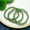 Bracelets à maillons 7MM Bracelet en apatite verte naturelle Mode Pierres précieuses Bijoux en cristal Bracelet pour femmes Guérison Bohême Cadeau de vacances 1pcs