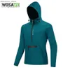 Cycling Jackets WOSAWE Men Running Jacket Sports New Yoga Gym Quick Dry Long Sleeves Breathable Training Female Workout Slim Zipper Coat M-3XL24329