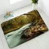 Bath Mats Natural Scenery Mat Non-Slip Floor Bedroom Kitchen Living Room Doormat Rug Absorbent Balcony Carpet Washable Home Deco