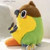 Schleczone pluszowe zwierzęta 25-55 cm Parrot Plush Toys Cartoon Animal Soft Pchanie Załączanie Lalka Poduszka poduszka dla dzieci Prezenty urodzinowe 240327