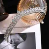 NOUVEAUX TIARAS CRISTAL SIRES SIRES ET COURONNES POUR FEMMES RHINESTE PRINC DIADEMS ACTIONS DE CHEUR BRIDAL H12V # #