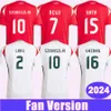 2024 Ungarn Herren Fußballtrikots Nationalmannschaft SZOBOSZLAI LANG SZALAI GAZDAG SALLAI NAGY Home AwayFootball Shirts Kurzarm Uniformen