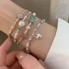 Bracciale con perline in filo di perline Braccialetti gioielli con consegna di goccia stile femminile di minoranza coreana Personalità retrò semplice e versatile Othl8