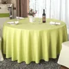 Nappe de Table pour Restaurant, Banquet El, grande maison circulaire, couleur Pure, pour mariage, noir