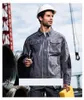 Duurzame werkkleding voor mannen Laspak Multi Pocket Cargo-jas Werkpak Monteurs Workshop Uniform Werkkleding Jas e0pv#